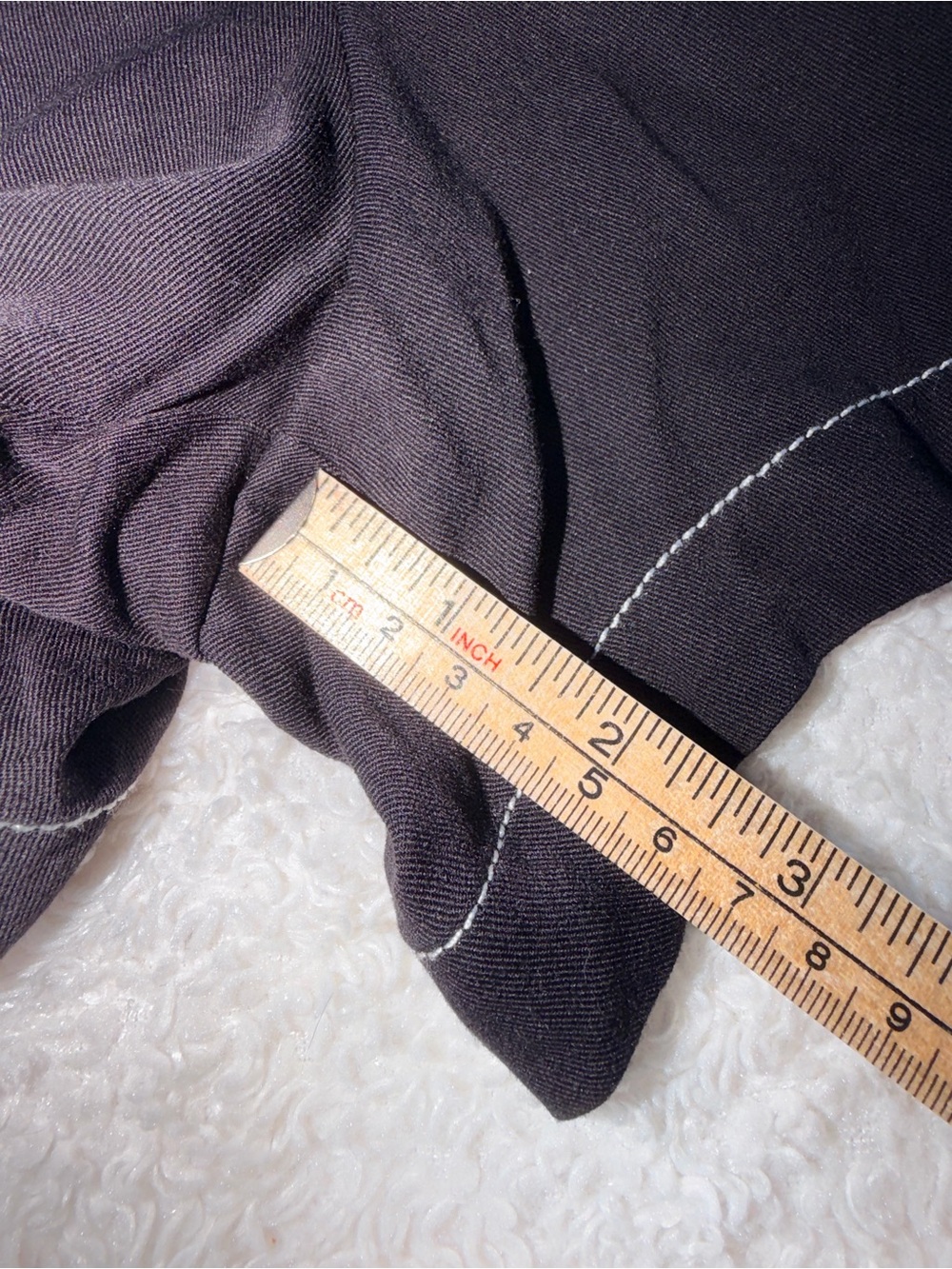 Forever 21+ Black Long-Sleeve Zip Romper with White Contrast Stitching - Picture 12 of 12